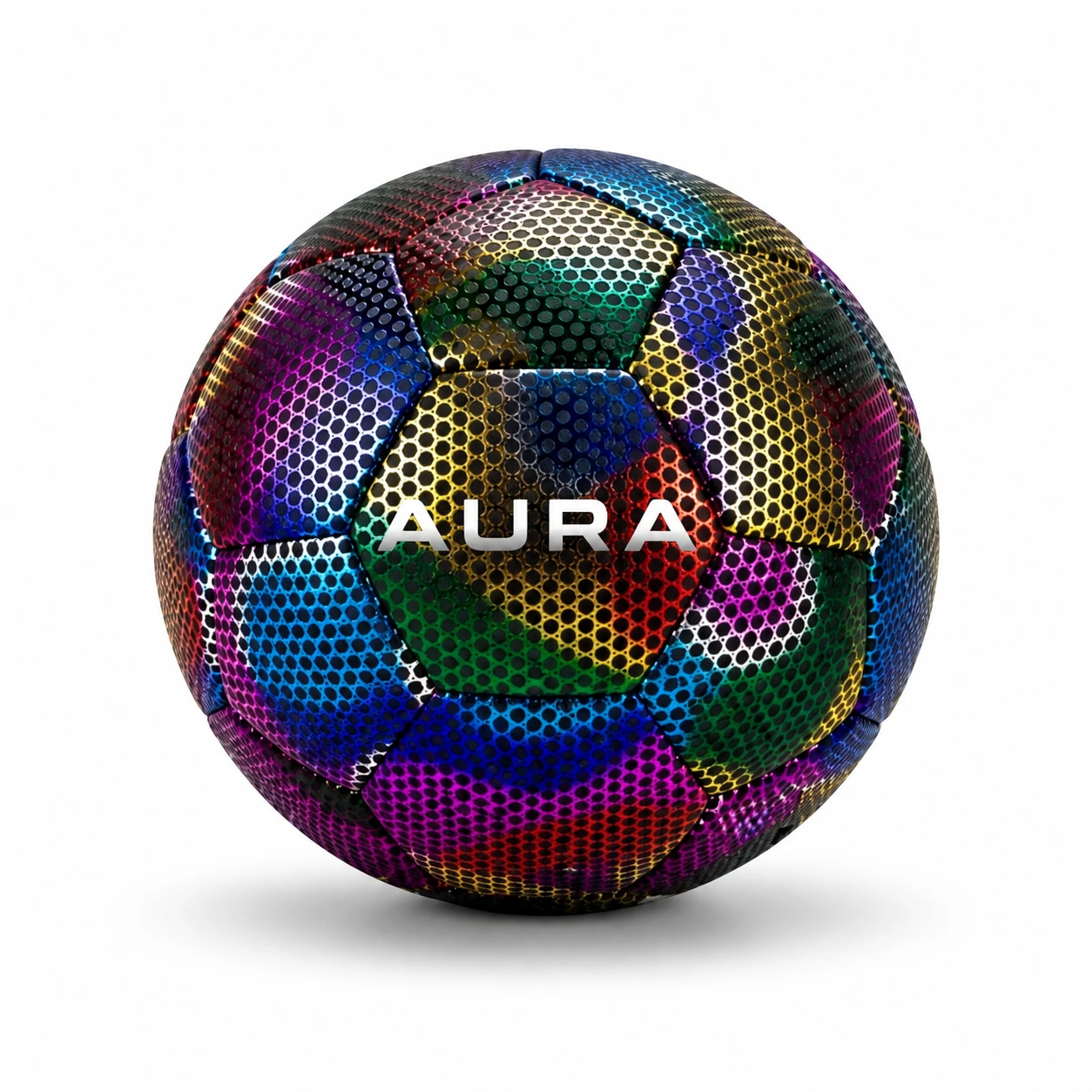 Футбольный мяч AURA, вид спереди